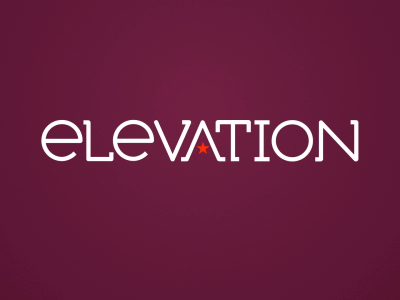 Elevation Logo Animation 2d ae after effects animation flat logo shapes star streak typography
