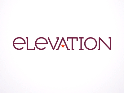 Elevation Logo Animation 2 2d ae after effects animation flat logo shapes star streak typography