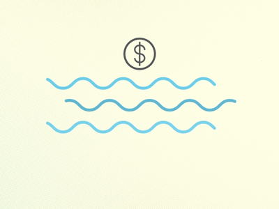 Data Flow after effects animation data flow icon money waves work