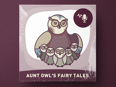 Podcast Cover for "School of young storytellers of Aunt Owl".