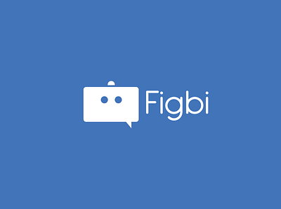 Logo for Figbi Chatbot chat chat app chatbot chatting log logodesign logos logotype tech technology text