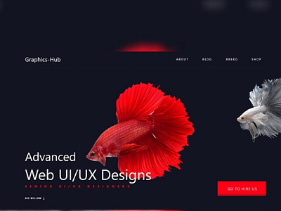 Landing page adoring ideas design 4 all designers hub 4 u making our client happy ui design ui ux design unique vibes