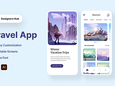 Travel App Design