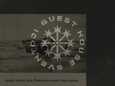 Guest House Identity branding design digital identity lietuva lithuania sea sventoji vintage