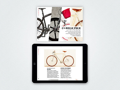 Application Paris Match N°3445 application bike ipad paris match velo