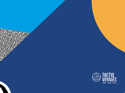 Tactiq Voyages art direction brand branding identity visual logo travel voyage