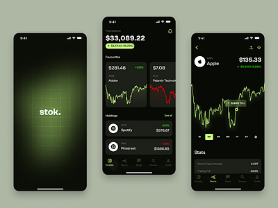 Stocks Investments Mobile Application (iOS)