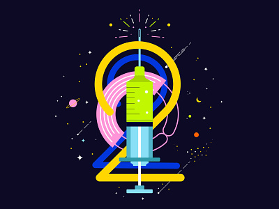 2021 2021 covid19 graphic design illustration new year pandemic singapore spot illustration vaccine vector