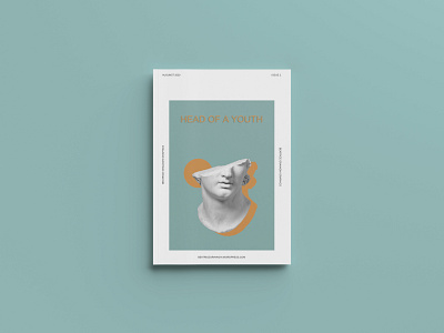HEAD OF A YOUTH art color cover cover artwork design flyer illustration magazine typography ui ux