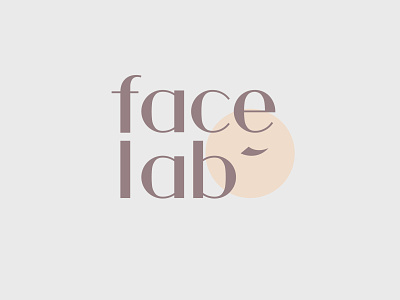 face lab / beauty salon beauty branding face instalogo logo logo design logotype minimalist salon wordmark