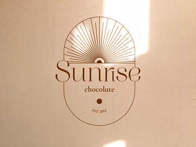 Logo emblem for hand made chocolate candies