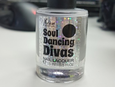 Retro Nail Polish Packaging cosmetics disco discoball fashion glitter nail polish packaging design retro