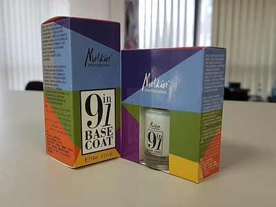 9in1 Base Coat Packaging & Label