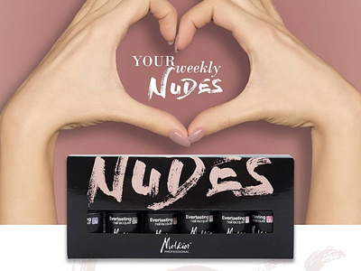 Weekly nudes nail polish box