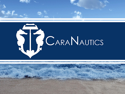 CaraNautics logo mockup