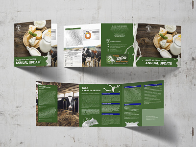 Allied Milk Producers annual update cheese cow milk farm producers trifold