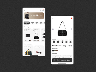 E-Commerce App Mobile ecommerce fashion mobile app mobile ui online shop online store shop ui