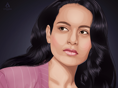 Detailed Vector portrait