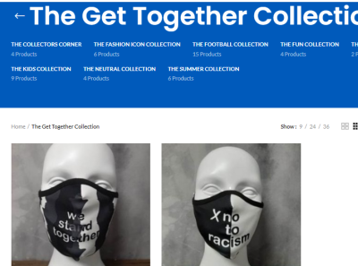 The Get Together Collection - Masksrus cotton facemask facemasks in uk homemade facemasks safety equipment we stand together