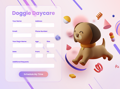 Daily UI Challenge #001 - Sign Up 001 3d app clean cute daily daily 100 challenge daily ui dailyuichallenge glassmorphism sign up signup signupform ui ui design uidesign uiux ux uxdesign