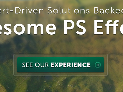 Awesome, New Photoshop Effects awesome banner button