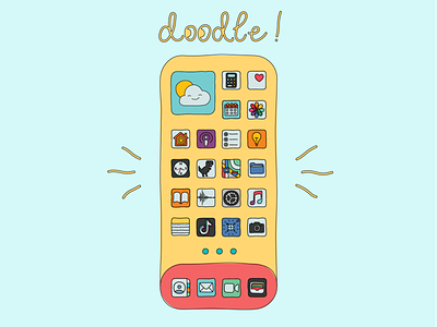 Doodle icons for your iOS app icon ui