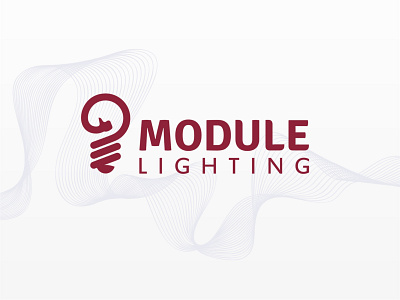 Logo for 'Module lighting' company logo vector