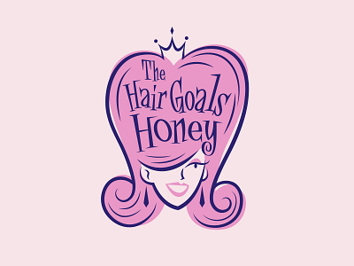 The Hair Goals Honey 1 branding logo