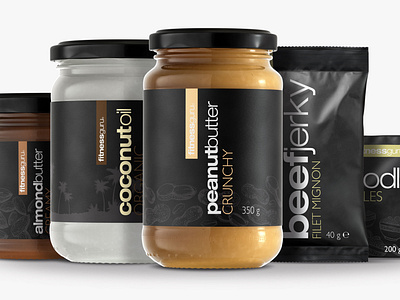 Brand Identity for Fitnessguru Functional Food product line