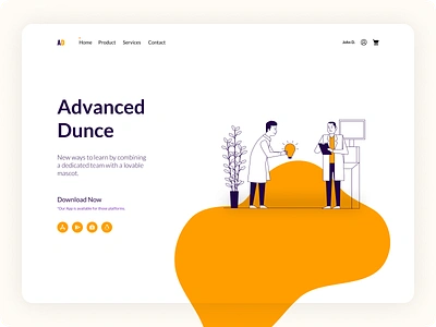 Scientific discovery discovery figma illustration landingpage minimalist science science fiction science illustration scientific simplicity template ui vector webdesign website