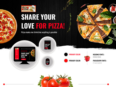 Pizza delivery web application design and development deliveryapp ecommerce elegant typography uberclone ubereats