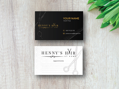 Visiting card design