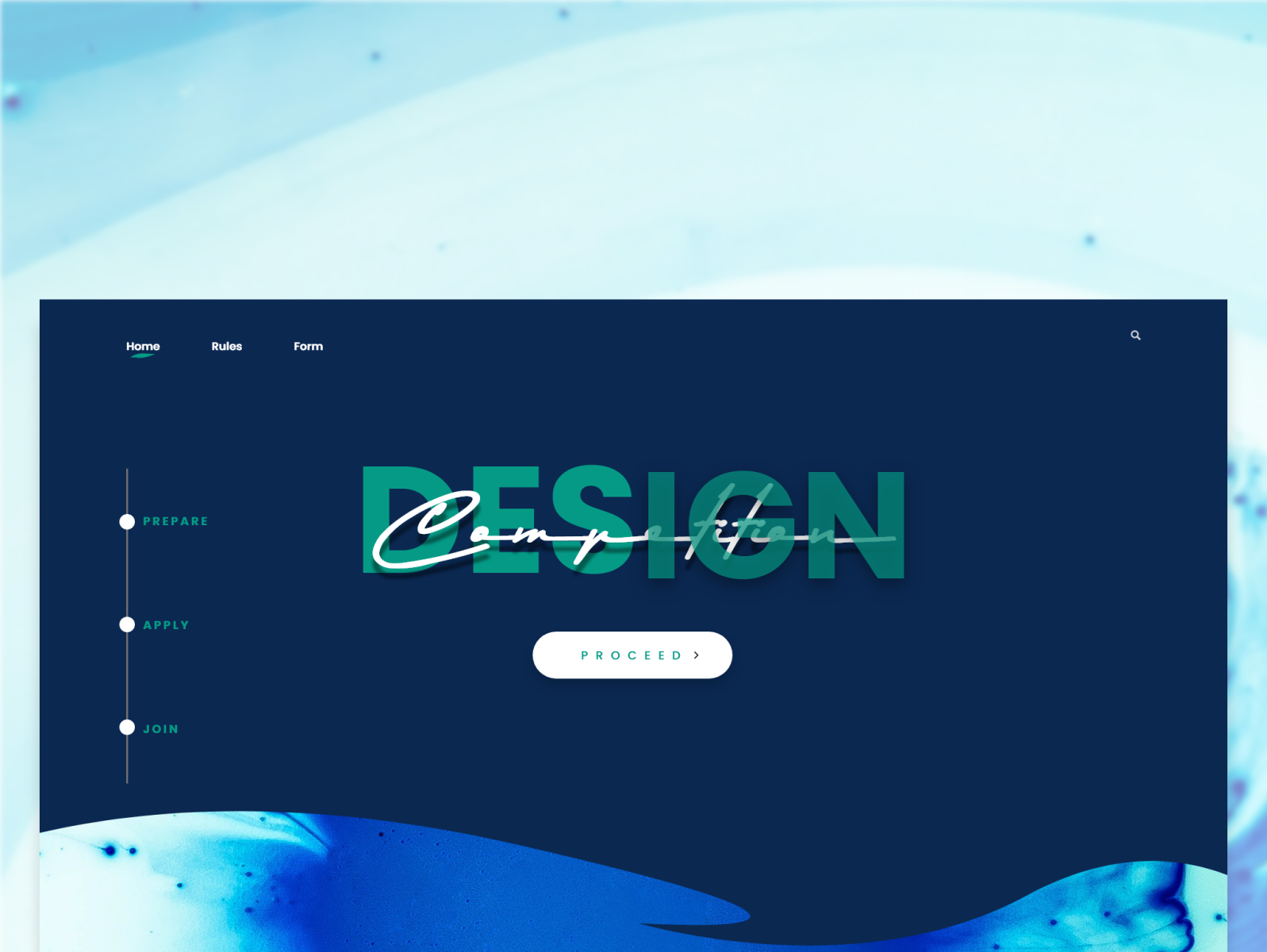 Landing page For Design competition by Akshansh Shrivastava on Dribbble