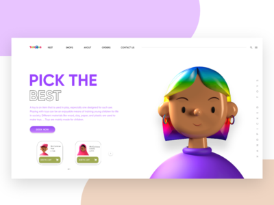 Toy Store UI Design By Akshansh Shrivastava On Dribbble