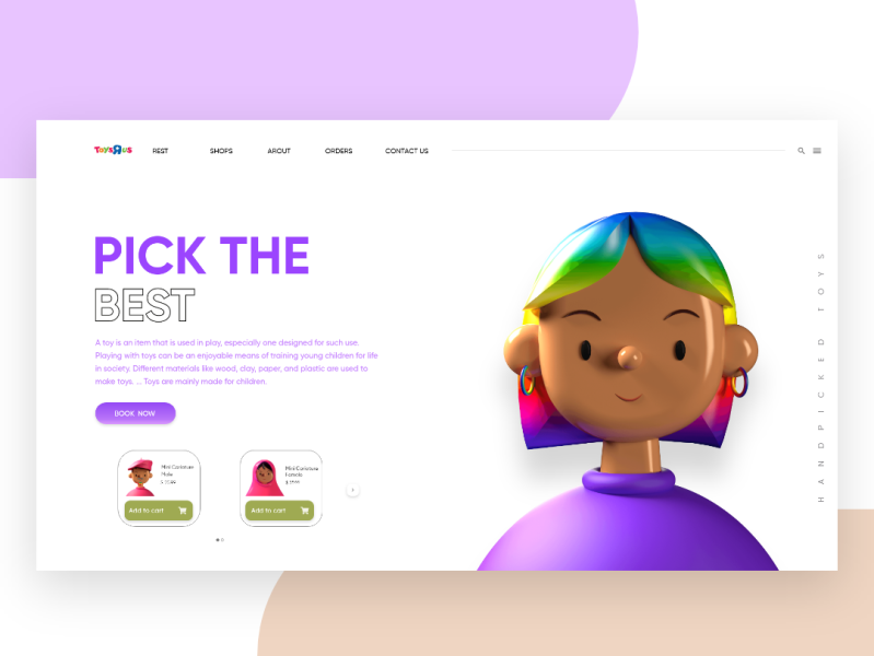 Toy store UI Design by Akshansh Shrivastava on Dribbble