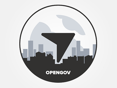 OpenGov Municipality Shirt Design city logo opengov vector