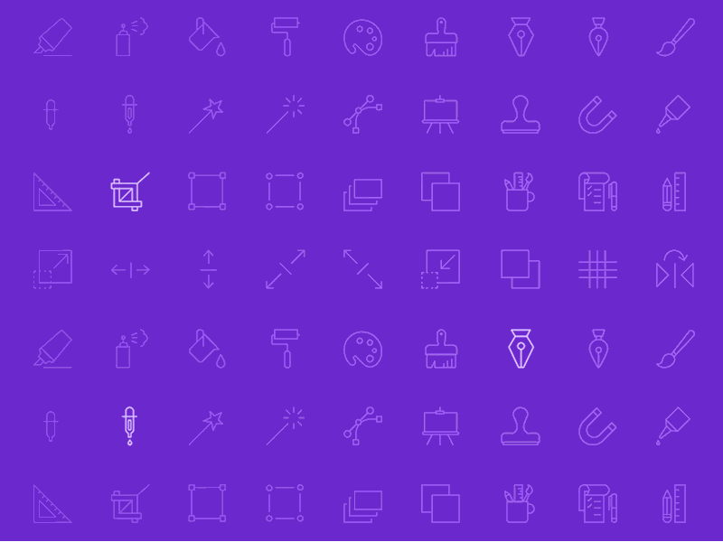 The Value of Design banner design gif iconography icons
