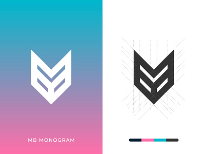 Modern MB, MY Letter Mark Monogram, Apparel Brand Logo Design!