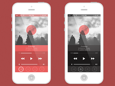 Player for Ios7ver 2 Screen color flat icon ios7 iphone nice player simple