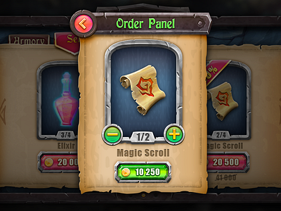 order panel color game ios iphone magic mobile nice rpg sale shop test
