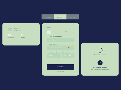 Daily UI 002 Credit Card Checkout graphic design ui ux