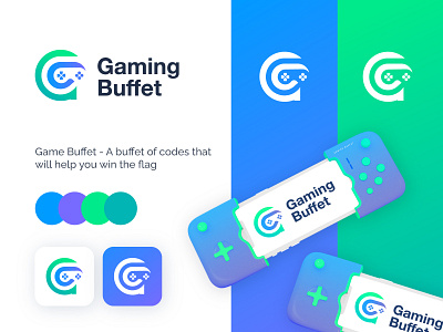 Game Buffet🎮 b blogo brand identity branding codes coding design design exploration g g logo gaming gaming logo illustration logo logooftheday vector