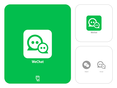 WeChat Logo Redesign concept logo concept logo redesign logoconcept logoredesign rebrand rebranding redesign redesign concept redesigning relogostudio wechat wechat concept wechat design wechat logo wechat rebrand wechat rebranding wechat redesign wechatlogo wechatredesign