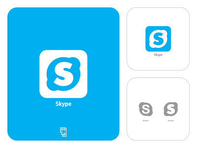 Skype Logo Redesign concept logo concept logo redesign logoconcept logoredesign rebrand rebranding redesign redesign concept redesigning relogostudio skype skype concept skype design skype logo skype rebrand skype rebranding skype redesign skypelogo skyperedesign