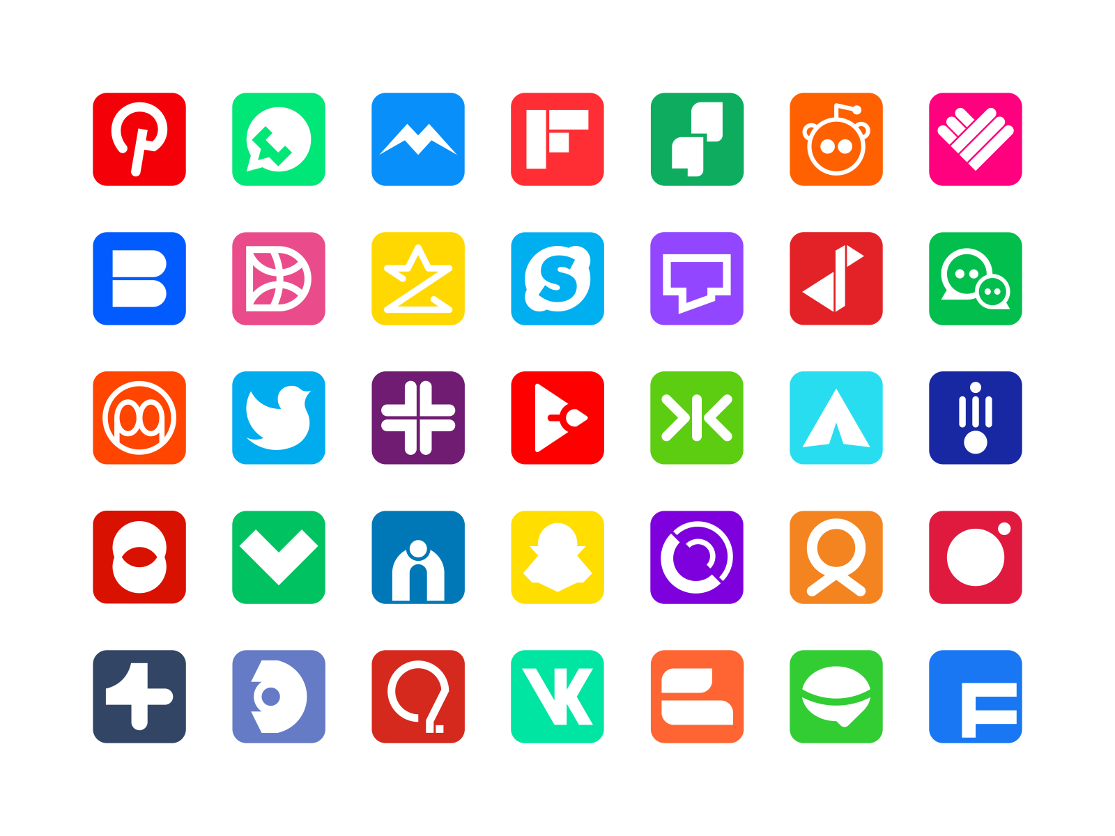 35 Social Media Logo Redesign Collection by LOGO Redesign Studio on ...