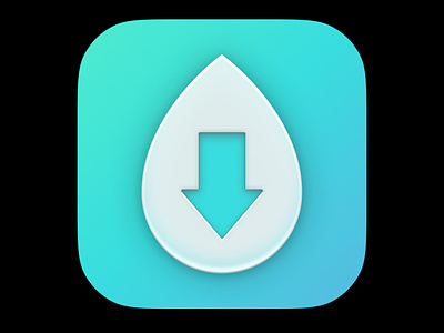 Dropmark Big Sur Icon app big sur branding design dropmark icon logo macos ui