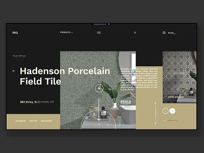 UI Design for "Modern Furnitures" ("All Modern")website app branding design ui ux web website