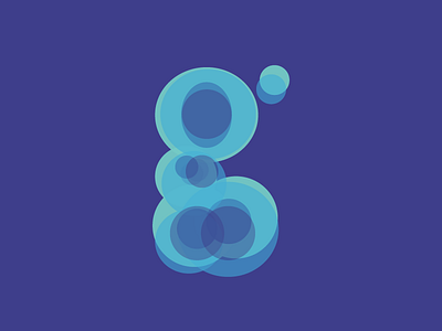 Geometric Letter g geometry letter typography
