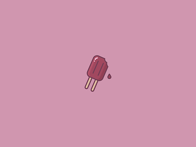 January 11: Popsicle 365cons daily icon diary dessert drip icon popsicle