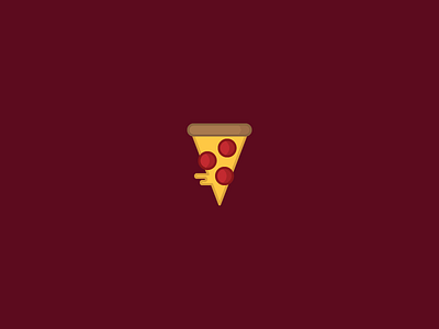 January 23: Pizza 365cons daily icon diary food icon pizza slice